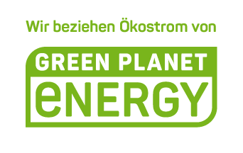 Wir beziehen Ökostrom von Greenplanet Energy